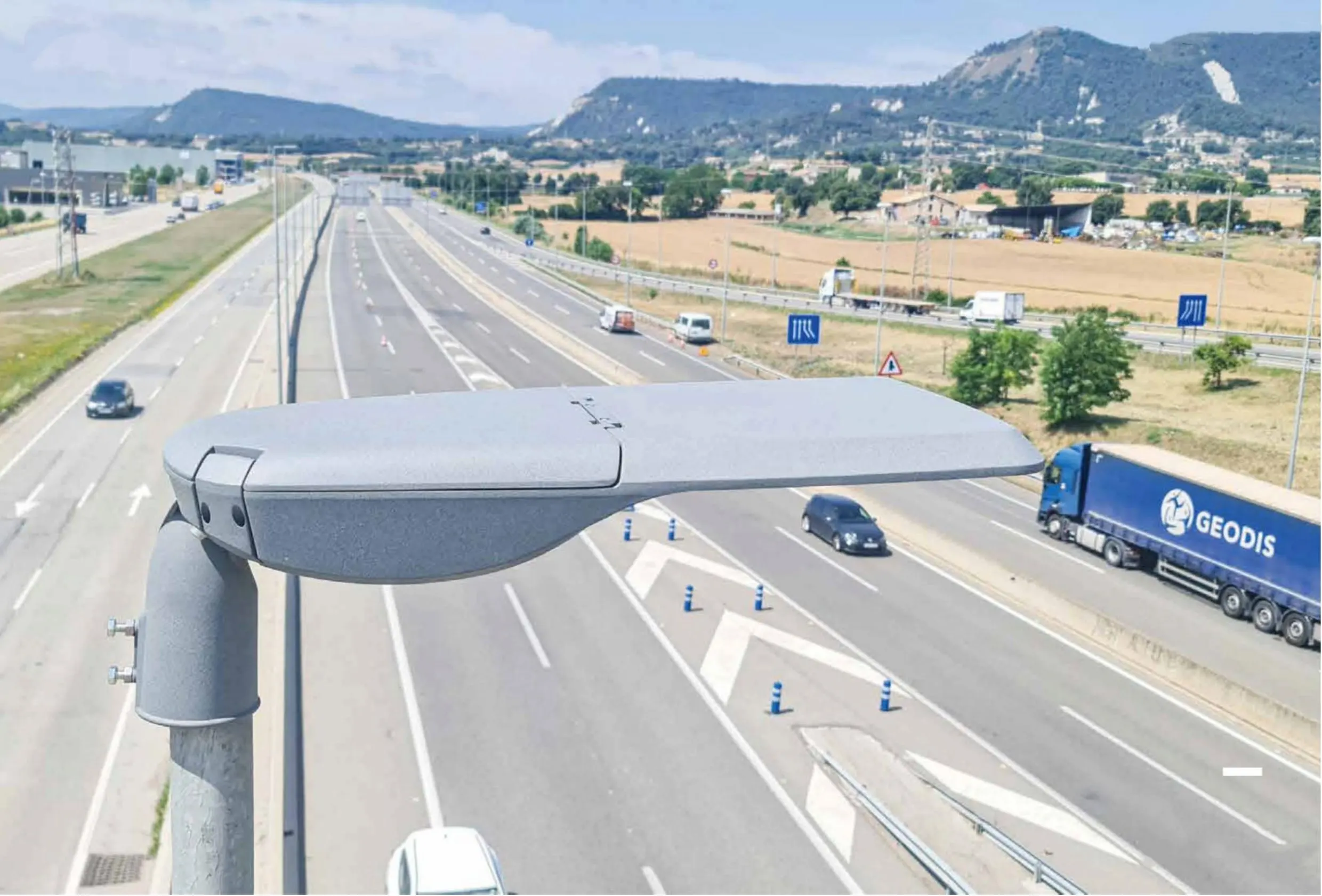 Large road and industrial-area lighting