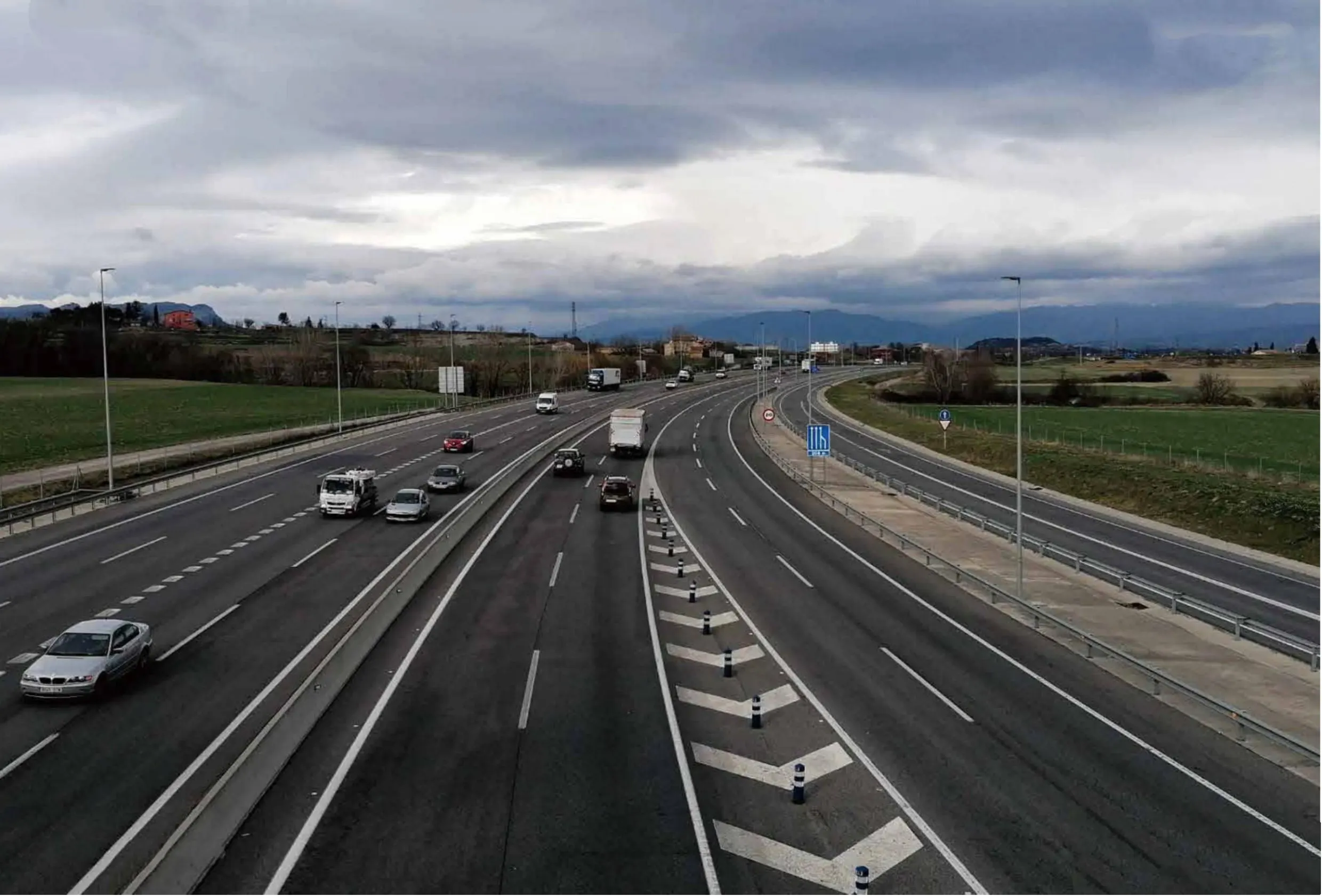 Highway lighting solution scene